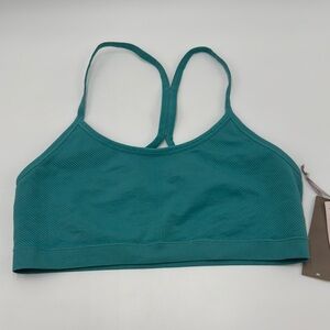 NWT Ambrielle Scoop Neck Lounge Bralette Size M Turquoise